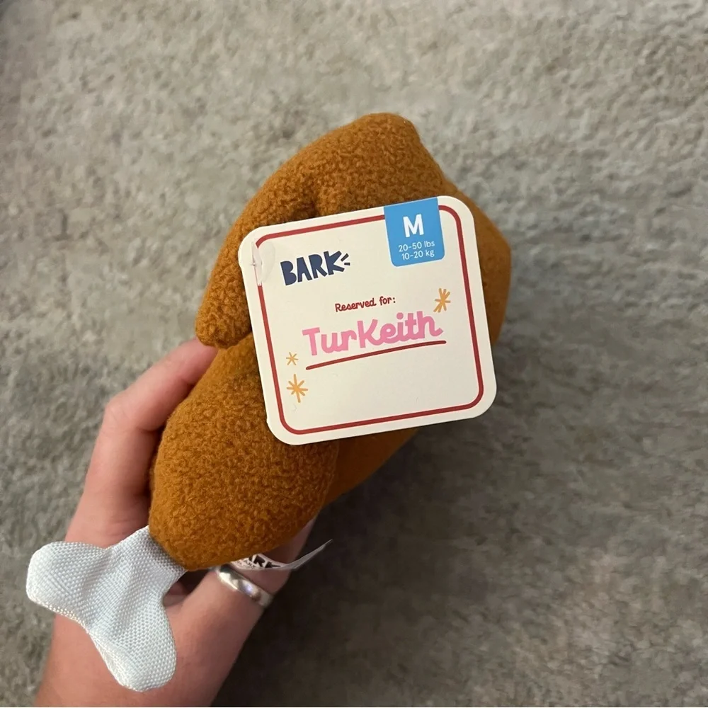 NWT Barkbox Turkeith Dog Toy